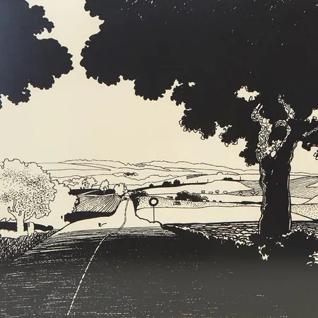 Litografi, signerad Åke Arenhill, numrerad 6/300, rammått 41x53cm Vikt: 0 g