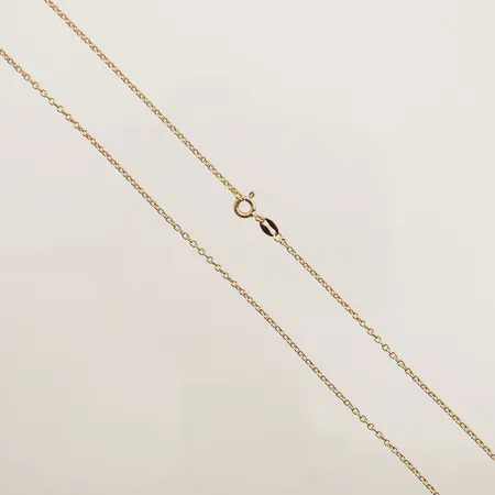Kedja Ankar, längd 47cm, bredd 1,5mm, 18K Vikt: 3,6 g