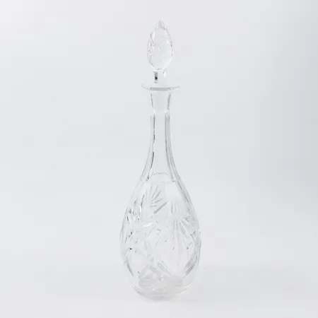 Karaff slipad kristall, höjd ca 29 cm. Skickas med paket.