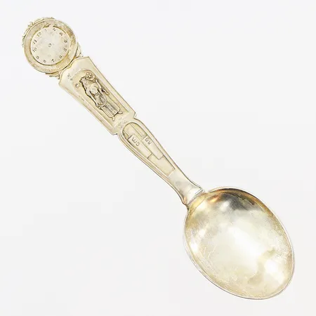 Dopsked 144mm, ograverad, repor, silver 830/1000. Vikt: 32,5 g