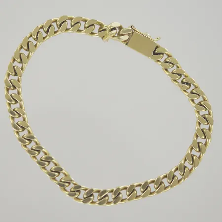 Armband pansar, längd 20,5 cm, bredd 6 mm, 18K  Vikt: 32,7 g