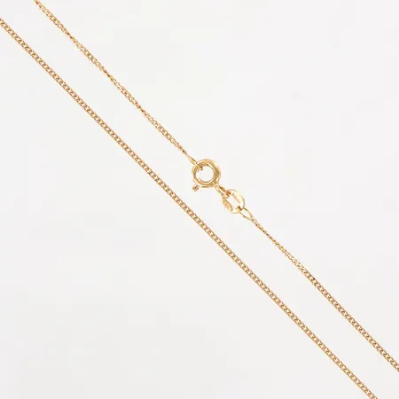 Kedja Pansar 51cm, bredd: 1mm, Balestra,18K Vikt: 2,5 g