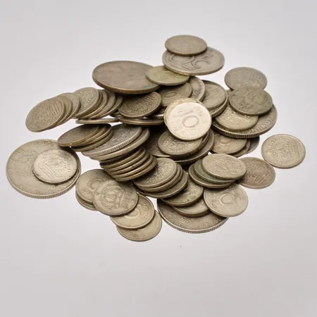 76st mynt i silver, vikt 161,67g.