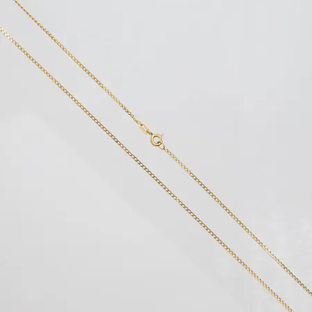 Kedja Pansar, längd ca 49,5cm, bredd 1,2mm, 14K Vikt: 2,6 g