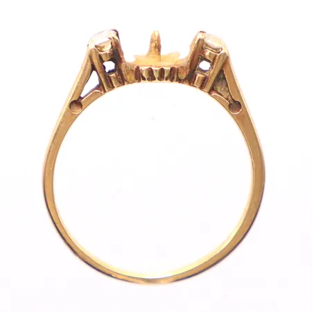 Ring saknas sten Ø16½, 14k Vikt: 1,7 g
