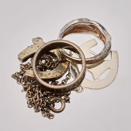 Diverse defekt  silver, 830/1000, vikt 16,69g.