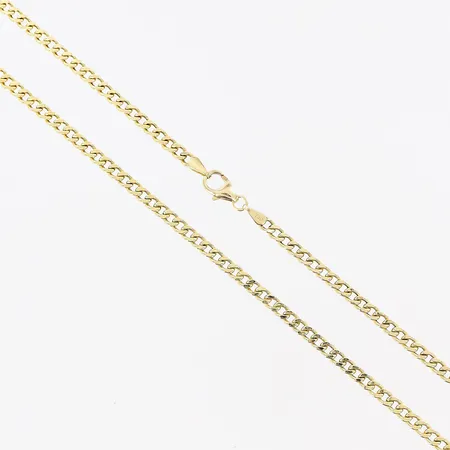 Kedja Pansar, 55cm, bredd 3mm, ihålig länk, GHA, 18K Vikt: 5,6 g