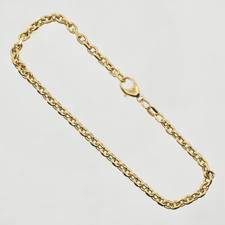 Armband Ankar, längd 20½ cm, bredd 4 mm, 18K. Vikt: 4,8 g