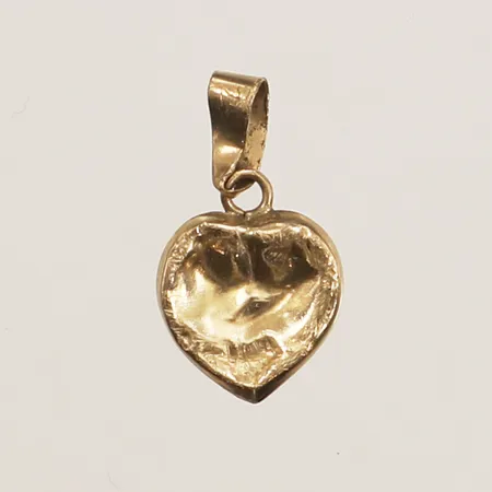 Hänge hjärta, defekt, 9K Vikt: 0,2 g