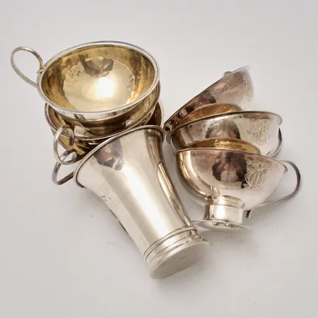 Diverse defekt silver, 830/1000, vikt 251,33g Vikt: 251,3 g