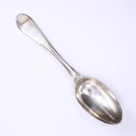 Matsked, svenska stämplar 1802, 21cm, Silver 830/1000g Vikt: 61,4 g