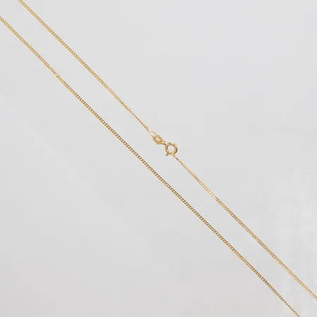 Kedja Pansar, längd ca 50,5cm, bredd 1mm, 9K Vikt: 2,1 g