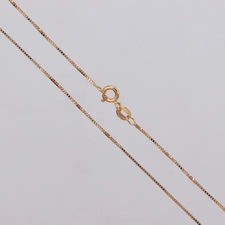 Kedja, Venezia, 40cm, bredd 0,8mm, Balestra, 18K Vikt: 2 g