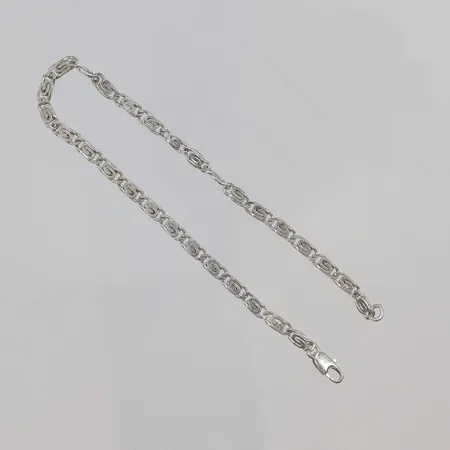 Armband, längd 18cm, bredd 2mm, silver, 925/1000 Vikt: 4 g