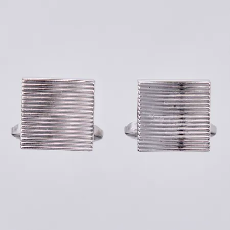 Ett par manschettknappar, Ø 14x14mm, 925/1000 silver Vikt: 13,9 g