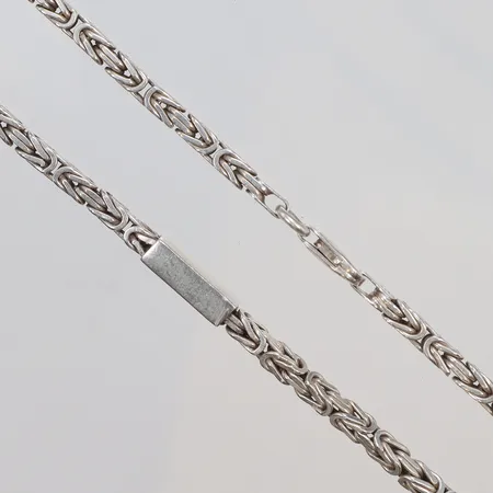 Halskedja Kejsar, längd 65,5cm, bredd ca 2,5-3mm, silver, 925/1000 Vikt: 47,7 g