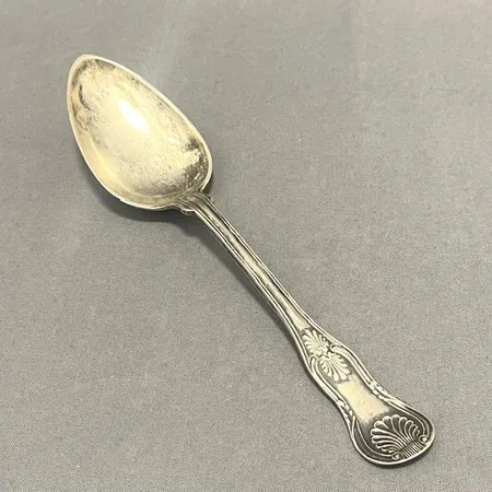 Sked, längd 21,5cm, gravyr, ca år 1856, silver Vikt: 77 g