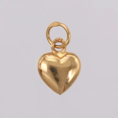 Hänge, hjärta, 10mm, 18K Vikt: 0,2 g