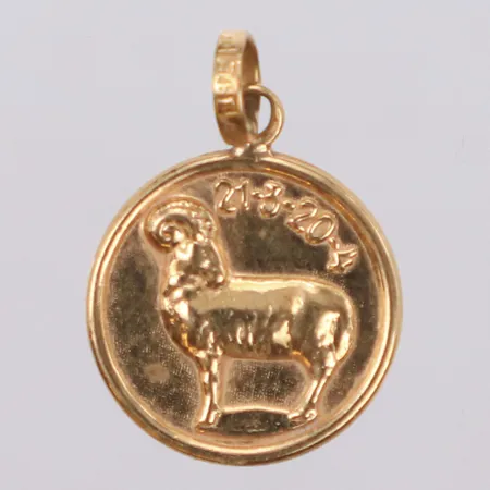 Hänge, längd 17mm, 18K Vikt: 0,7 g