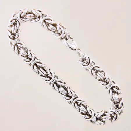 Armband Drottninglänk, längd 22cm, bredd 9mm, silver 925/1000 Vikt: 60,3 g