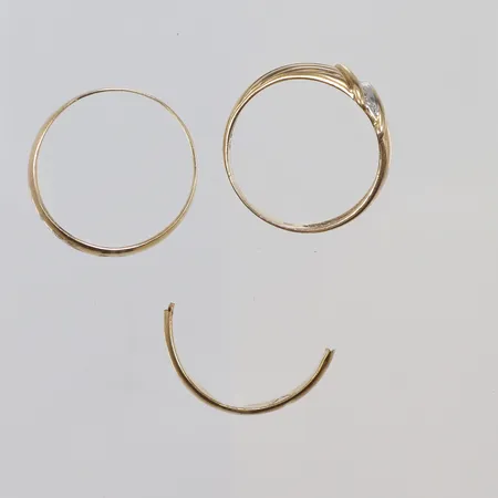 Diverse guld, defekt/av 18K Vikt: 4,4 g