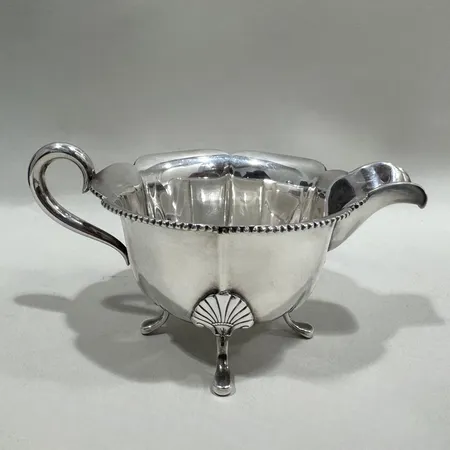Såssnipa, bredd: 13cm, höjd: 7cm, silver 830/1000 Vikt: 147 g