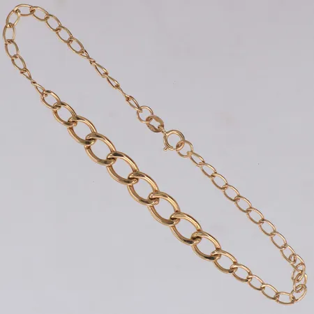 Armband, 19cm, bredd 2,8-6mm, GHA, 18K Vikt: 1,7 g