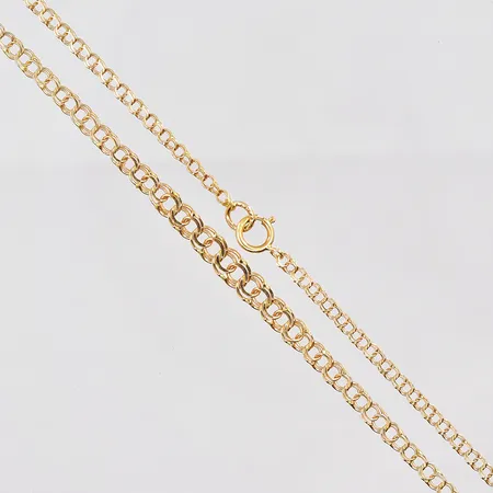 Kedja Bismarck, 42cm, doserad bredd 2,3-4,5mm, 18K Vikt: 4,1 g