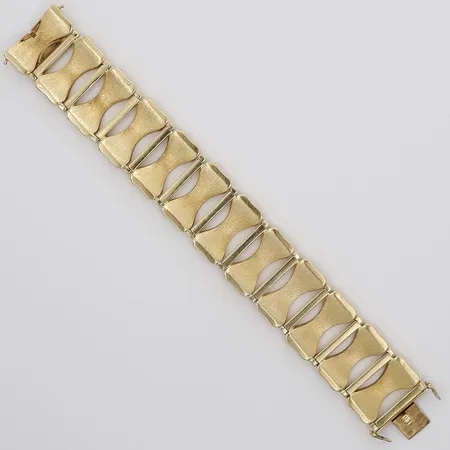 Armband, 19cm, bredd 25mm, 18K Vikt: 80 g