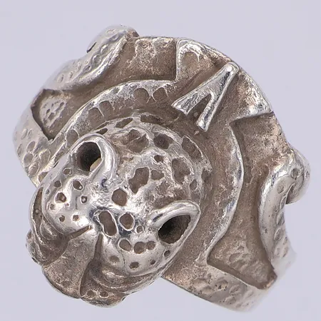 Ring, leopard, stl 20, Mexico, 925/1000 silver Vikt: 15,1 g