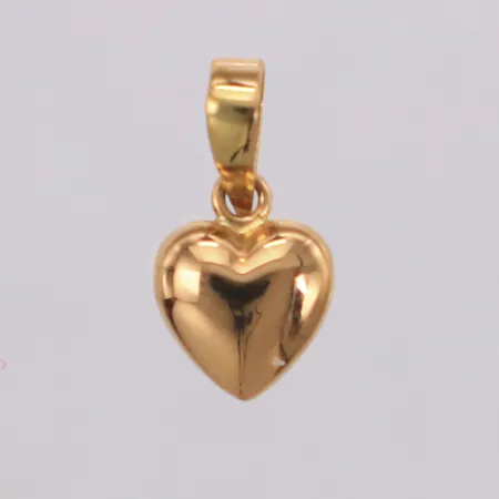 Hänge, hjärta, 12mm, GHA, 18K Vikt: 0,4 g