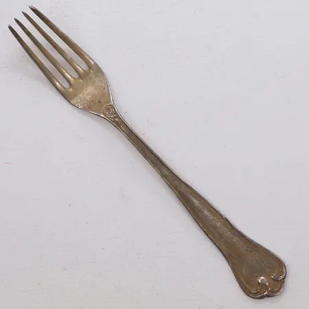 Gaffel, längd 14,5cm, repor, 830/1000 silver Vikt: 24,4 g