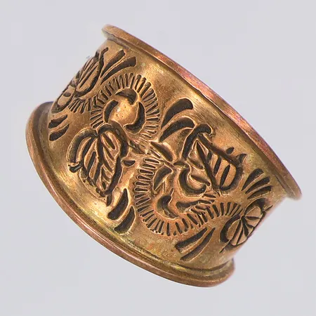 Ring Gotland, stl 16¾, brons