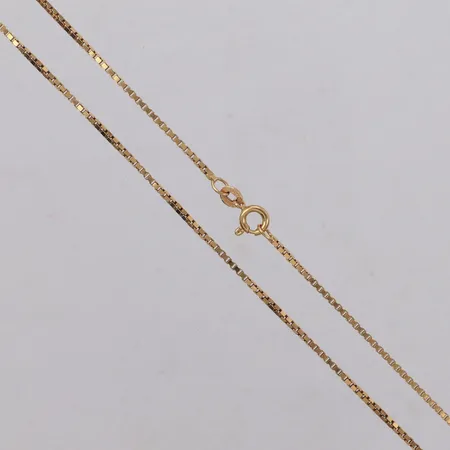 Kedja,Venezia, längd 42cm, bredd 1,2mm, Unoaerre, 18K Vikt: 5,9 g