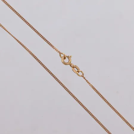 Kedja, Pansar, 38cm, bredd 1,2mm, Balestra, 18K Vikt: 2,5 g