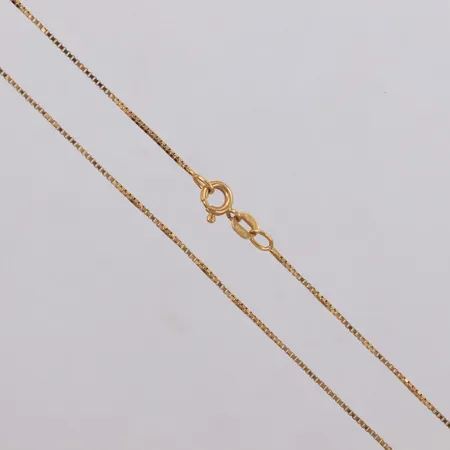 Kedja, Venezia, 43cm, bredd 0,8mm, Balestra, 18K Vikt: 2,5 g