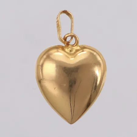 Hänge, hjärta, 20mm, repor, 18K Vikt: 1,9 g