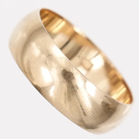 Ring, slät, stl: 18¾, sovjetiska stämplar, 14K guld Vikt: 4,8 g