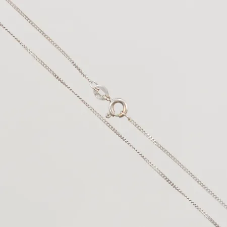 Kedja pansar , 44cm, bredd: 1,1mm, UnoAerre, vitguld, 18K, 2,0g.