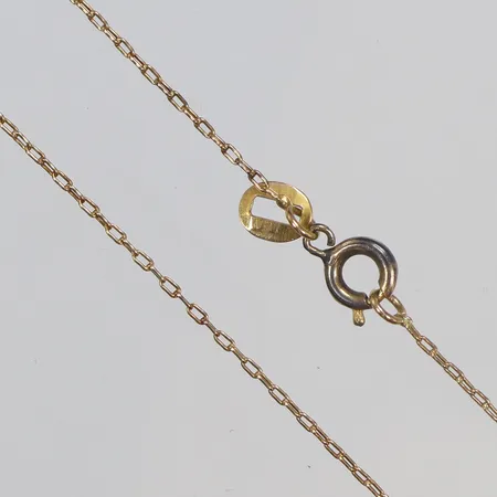 Halskedja defekt, lås utbytt ej guld, 14K Bruttovikt: 1,2g Vikt: 1,2 g