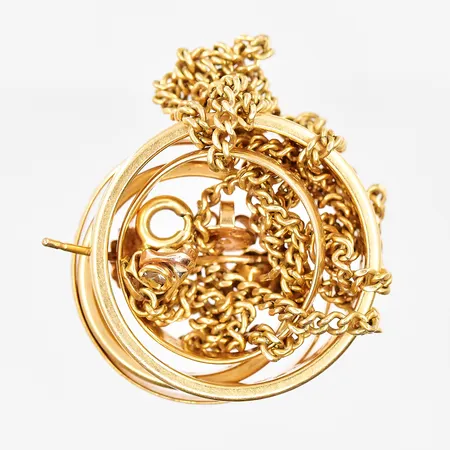 Diverse guld, gravyrer, defekter, 18K Vikt: 22,5 g