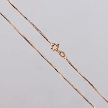 Kedja, Venezia, 38cm, bredd 0,8mm, 18K Vikt: 2,1 g