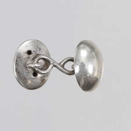 Skjortknapp, silver, 925/1000 Vikt: 2,8 g