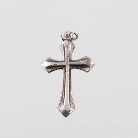 Hänge kors, höjd ca 30mm, silver 835/1000 Vikt: 2 g