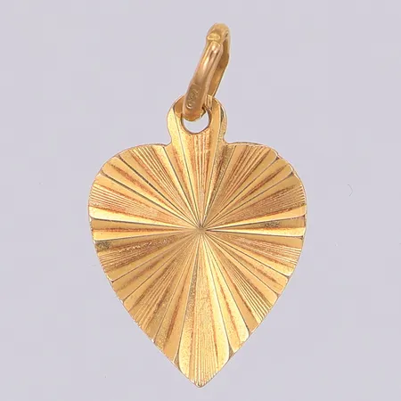 Hänge, mönstrat hjärta, 22mm, 18K Vikt: 1,3 g