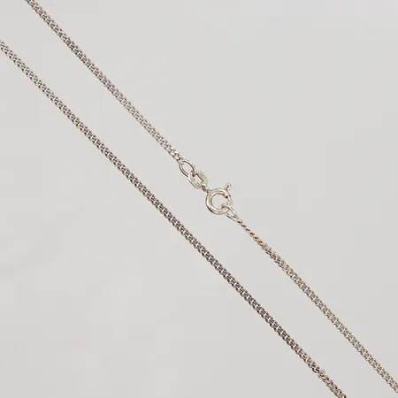 Kedja Pansar, ca 61cm, bredd ca 1,6mm, Balestra Silver 925/1000 Vikt: 5,2 g