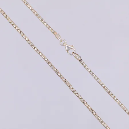 Kedja, 42cm, bredd 2mm, 925/1000 silver Vikt: 4,3 g