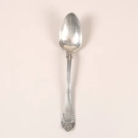 Sked modell gammal fransk, längd 177mm, otydlig mästarstämpel, tillverkad i Stockholm 1845, silver Vikt: 36,5 g
