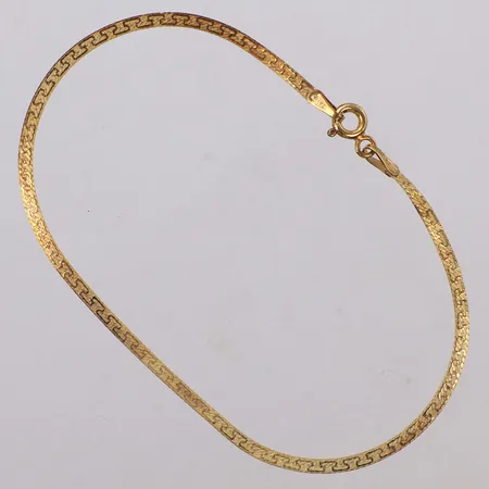 Armband, längd 19cm, bucklor, 8K Vikt: 1 g