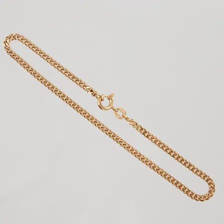 Armband Pansar, ca 19cm, bredd 2,5mm, Balestra 18K Vikt: 4,4 g
